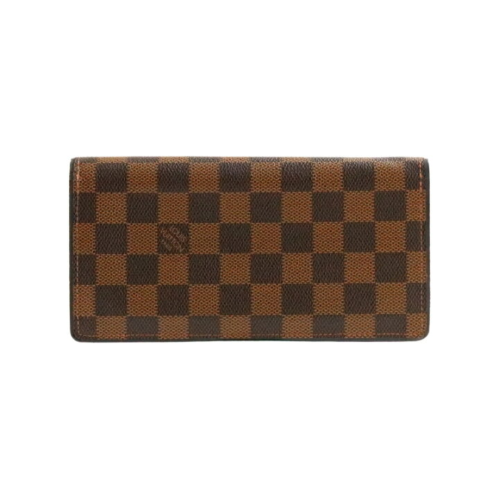 楽天市場】【中古】ルイヴィトン ダミエ エベヌ ポルトフォイユ ブラザ  
