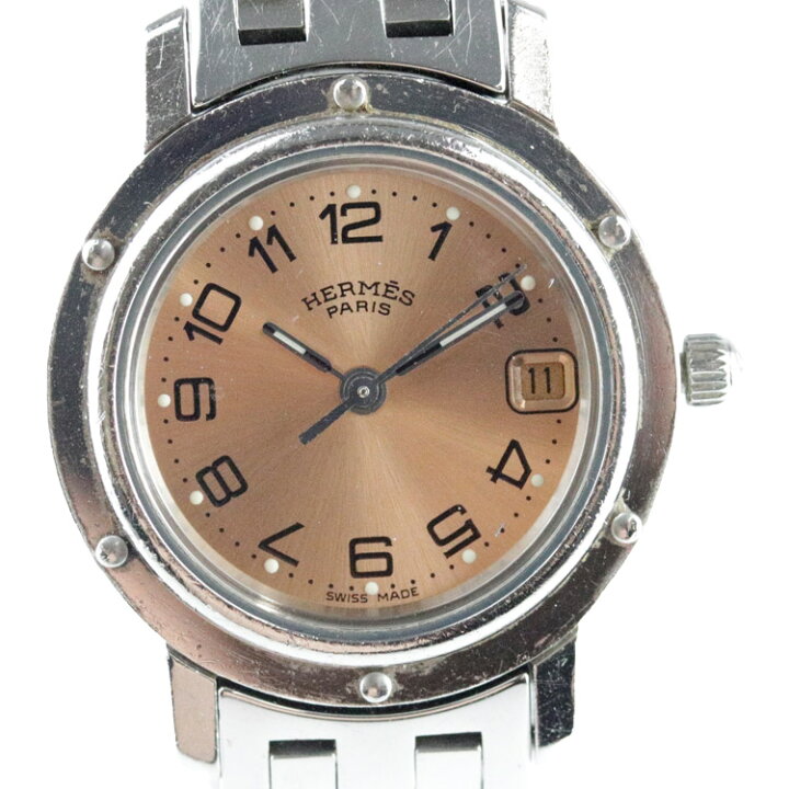 楽天市場】【中古】エルメス クリッパー CL4.210 クォーツ レディース  