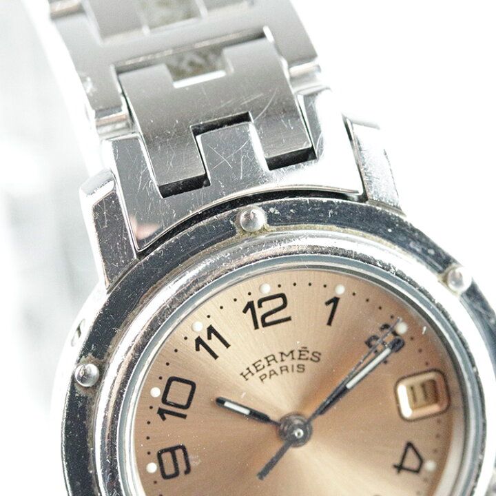 楽天市場】【中古】エルメス クリッパー CL4.210 クォーツ レディース 