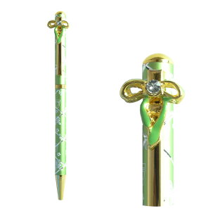 ボールペン おしゃれ キラキラボールペン プチギフト 退職 カエル リボン ブルー グリーン ホワイト ピンク