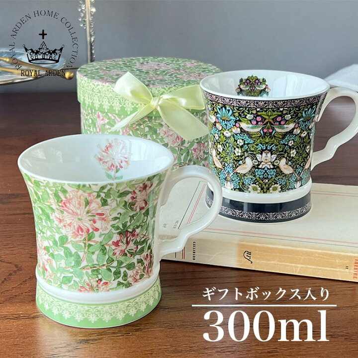 楽天市場】マグカップ かわいい ギフトマグ 薔薇柄 花模様 ロイヤル 