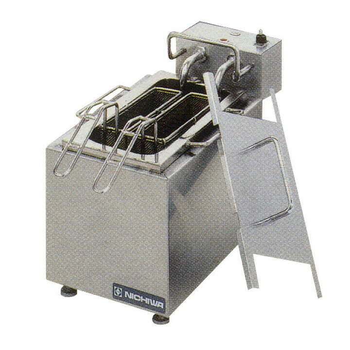 楽天市場】【新品】電気ゆで麺器(卓上解凍ゆで槽) [テボかご2つ] 間口  