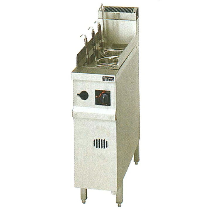 楽天市場】【新品・安心2年保証】ガス式角槽型ゆで麺機[ゆでカゴ3つ 