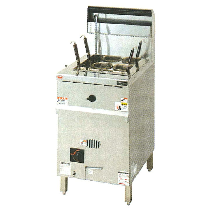 楽天市場】【新品・安心2年保証】ガス式涼厨角槽型ゆで麺機[ゆでカゴ4 