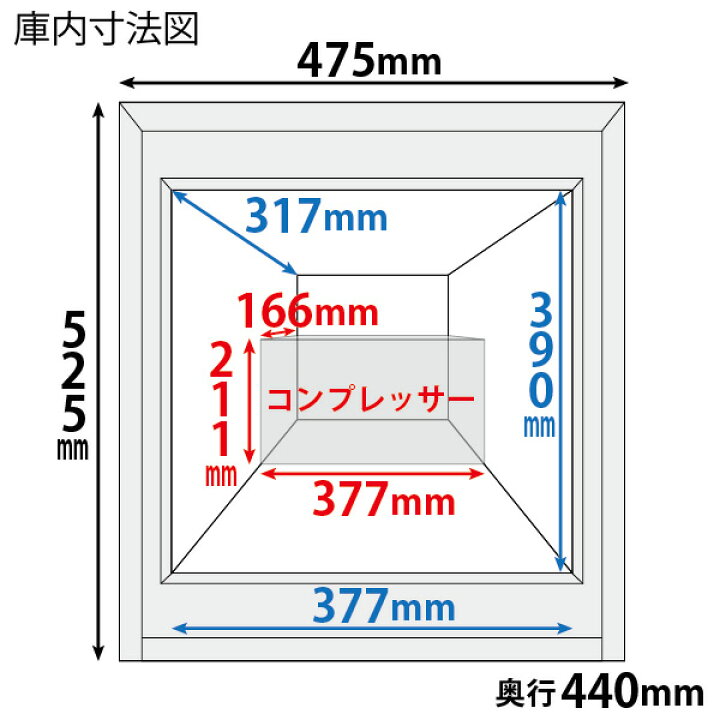 楽天市場】【新品】前開き小型冷凍ショーケース(冷凍庫) 33L RIS-33TB 