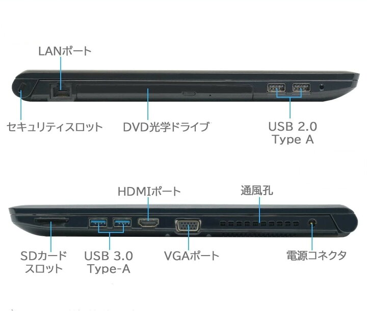 楽天市場】東芝 TOSHIBA dynabook B65 第7世代Core i5 7200U 高性能 