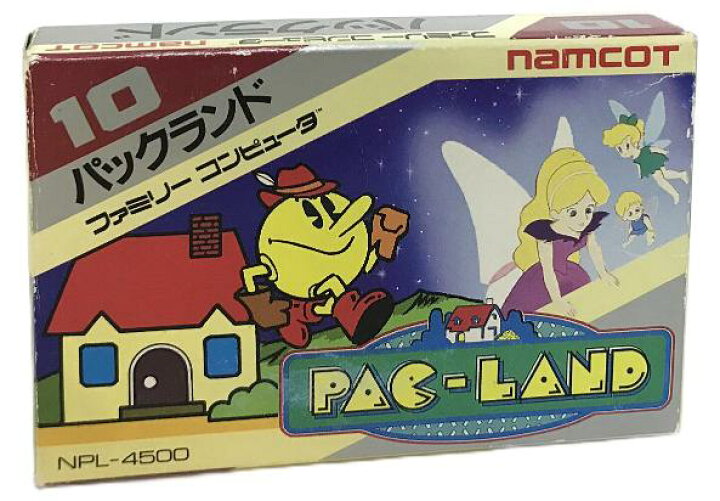楽天市場】【中古品】ファミコンソフト パックランド外箱・取扱説明書 