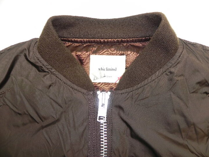 楽天市場】【中古】WHIZLIMITED ウィズリミテッド wz-aw05-j-14z MA-1 