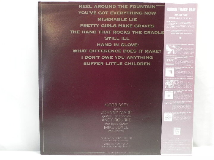 楽天市場】【中古】希少 The Smiths ザ・スミス LP アルバム 1984年 帯 