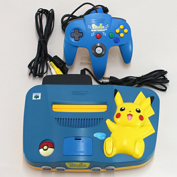 楽天市場】【中古品】ピカチュウ Nintendo64 / NUS-101 / ブルー 