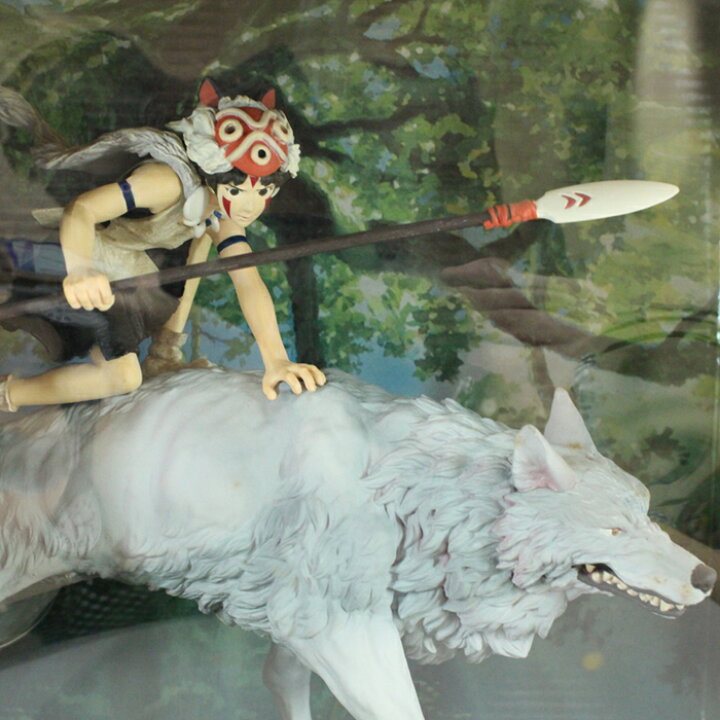 楽天市場】【中古】フィギュア もののけ姫 サン&犬神 コミニカ 