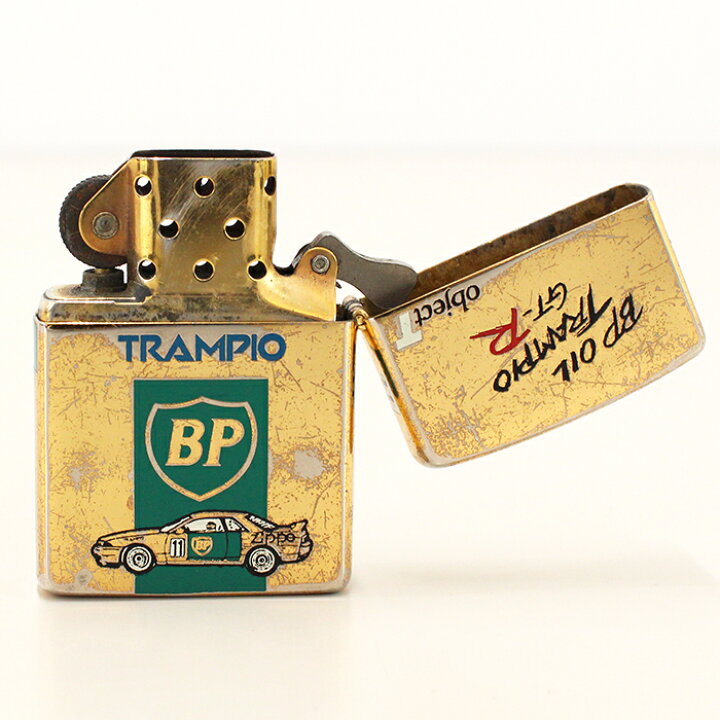 楽天市場】【中古品】Zippo GT-R TRAMPIO ゴールド / 点火確認 / 限定 