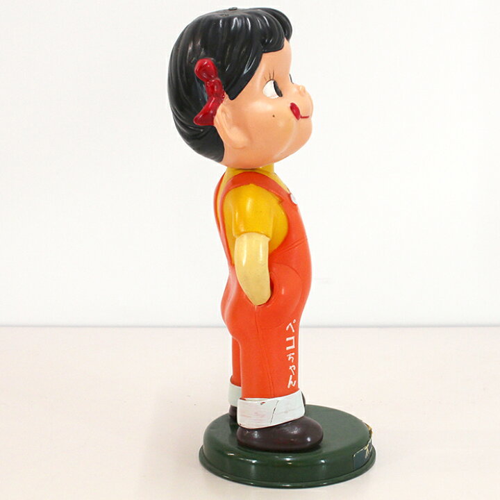 楽天市場】【中古品】ブリキ台座 首振りペコちゃん人形 / 不二家 