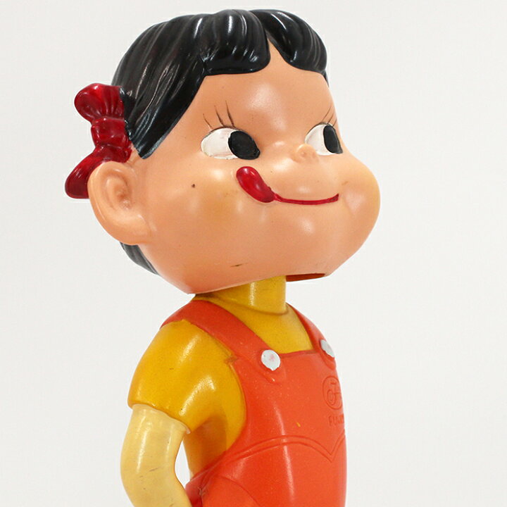 楽天市場】【中古品】ブリキ台座 首振りペコちゃん人形 / 不二家 