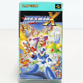 【中古品】SFCソフト ロックマンX / 開封品 / 動作未チェック / 取説欠品 / 箱ダメージあり / カセット汚れ / SHVC-RX / カプコン / スーパーファミコン / 任天堂