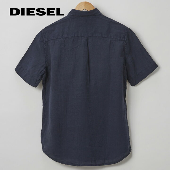 楽天市場】ディーゼル DIESEL シャツ 半袖 メンズ 麻 リネン S M L XL 