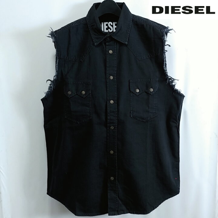 楽天市場】ディーゼル DIESEL シャツ メンズ デニム ノースリーブ 