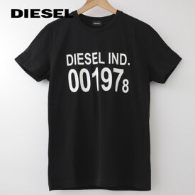 【スーパーSALE！半額！】ディーゼル DIESEL Tシャツ 半袖 ブランド メンズ かっこいい 半袖Tシャツ DIESEL ブランド ロゴ入りTシャツ 白 黒 ホワイト ブラック トップス ユニセックス 丸首 クルーネック レディース ユニセックス 男女兼用 T-DIEGO-001978 00SASA-0AAXJ