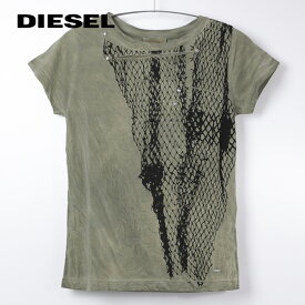 ディーゼル Tシャツ レディース カットソー DIESEL ブランド XS S Mサイズ ブラック カーキトップス TRYCO