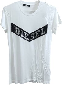 ディーゼル Tシャツ レディース カットソー DIESEL ブランド XSサイズ ホワイト 白 T-SULLY-EE