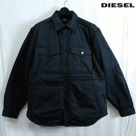 ディーゼル DIESEL メンズ 中綿 ジャケット ブルゾン アウター ロゴ コート ブラック 黒 XS L S-CURTIS