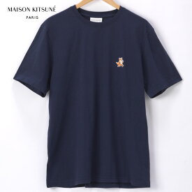 MAISON KITSUNE Tシャツ 半袖 メンズ レディース ユニセックス メゾン キツネ スピーディ フォックスパッチ コンフォート Tシャツ S M L XLサイズ 綿100％