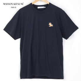 MAISON KITSUNE Tシャツ 半袖 メンズ レディース ユニセックス メゾン キツネ チラックスフォックス パッチ クラシックTシャツ L XL XXLサイズ 綿100％
