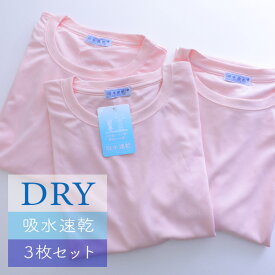 【スーパーSALE対象】Tシャツ セット メンズ 大きいサイズ ドライ 吸汗速乾 3枚組 半袖 無地 3枚セット 3L 4L 5L 5.1オンス 丸首 クルーネック 3pcs アンダーウエア インナーウエア インナーTシャツ 黒 白 ブラック ホワイト ブルー ピンク ドライTシャツ 吸水速乾 3点セット