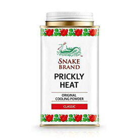（スネークブランド）プリックリーヒート クーリング パウダー (クラシック) 140g (SNAKE BRAND PricklyHeatPowder(Classic)140g 1本)