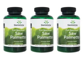 スワンソン ソーパルメット 540mg 250粒 3本 ノコギリヤシ Swanson SawPalmetto
