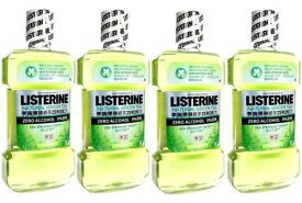 ジョンソン・エンド・ジョンソン リステリン緑茶配合ゼロ1000ml 3本+1本Free[計4本][ヤマト便] 1セット Listerine Green Tea Zero 次回4月下旬入荷予定。