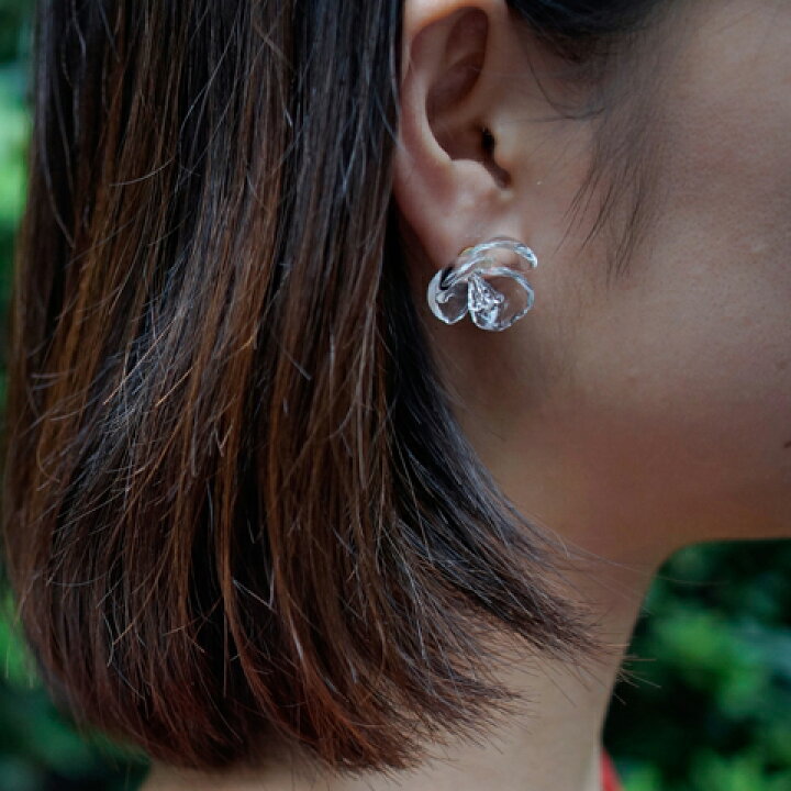 楽天市場 Hario ピアス ツバキ クリア ハリオ アクセサリー ゴールド ギフト 小物 レディース おしゃれ ハリオランプファクトリー ガラス ハンドメイド Hap Tb 001 Red Cabin