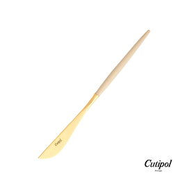 【レビューでクーポン&プレゼント】Cutipol GOA デザートナイフ アイボリー×ゴールド / クチポールゴア【正規品】【メール便可　6本まで】 ( カトラリー オシャレ お洒落 かわいい ギフト 結婚祝い プレゼント 贈り物)