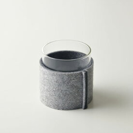 ボロシル ヴィジョングラス フェルトスリーブ S,M,LH用 (グラス コップ カップ 容器 キャニスター ココット ガラス 食器 インド 雑貨 BOROSIL VISION GLASS ビジョングラス スリーブ)