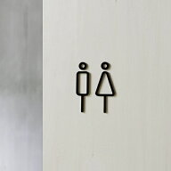 【レビューでクーポン&プレゼント】【メール便可】MOHEIM レストルームサイン 2pieces SIGNS サイン (RES…