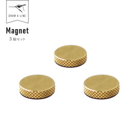 【レビューでクーポン&プレゼント】DRAW A LINE Magnet 3個セット 010 ( ドローアライン マグネット 縦横兼用 セット 磁石 ピン 強力 突っ張り棒 つっぱり棒 ロッド 収納 伸縮 伸縮棒 ディスプレイ 飾り インテリア 小さい コンパクト ミニ ゴールド おしゃれ 単品 セット )