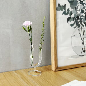 medifla 小さな花瓶 UNITY ユニティ ( メディフラ フラワーベース 花びん 花器 一輪挿し フラワースタンド フラワーポット 理化学ガラス ガラス製 玄関 キッチン 窓辺 ハンドメイド ちいさなガラ