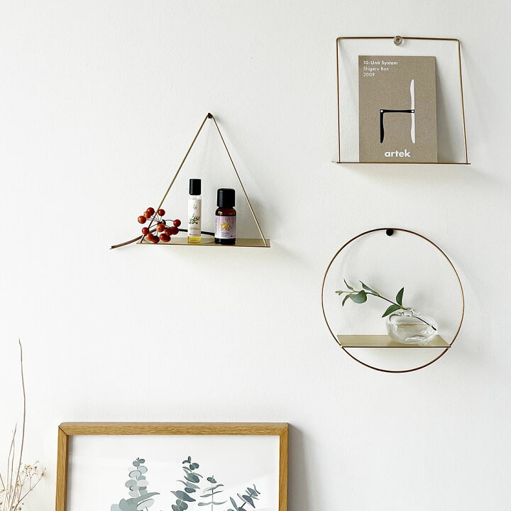 楽天市場】PIKE ピケ wall brass shelf ( ピケ ウォールブラスシェルフ 