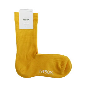 ラソックス 正規取扱店 日本製 rasox ソックス まとめ買い L字型 BA240CR01 ベーシックシアー・クルー 靴下 くつ下 直角 レディース メンズ 女性 男性