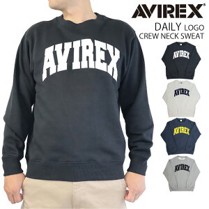 y|Cg10{z AVIREX K戵X 783-3932003 ArbNX ABbNX  fC[ N[lbN S XEFbg Y gbvX  ~^[ DAILY CREW NECK LOGO SWEAT  N[