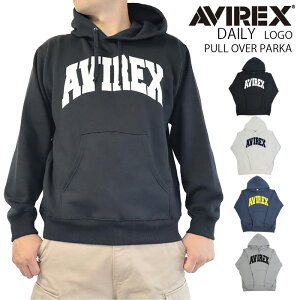 y|Cg10{z AVIREX K戵X 783-3931006 ArbNX ABbNX  fC[ S vI[o[ p[J[ Y gbvX  ~^[ DAILY PULL OVER LOGO PARKA 
