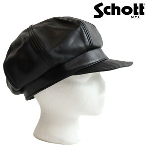 �y�|�C���g10�{�z �V���b�g ���K��舵���X Schott LEATHER NEWSBOY CAP/���U�[ �j���[�X�{�[�C�L���b�v �L���X�P�b�g�@�{�v �r�v �V���v�� �u���b�N �X�q�@�A���J�W