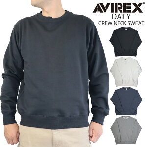 y|Cg10{zAVIREX K戵X 783-3932002 ArbNX ABbNX  fC[ N[lbN XEFbg Y gbvX n  ~^[ DAILY CREW NECK SWEAT  N[lb