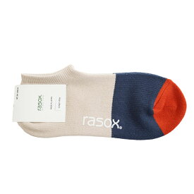 ラソックス 正規取扱店 日本製 rasox ソックス まとめ買い L字型 CA191SN01-コットンリネン・スニーカー 靴下 くつ下 直角 レディース メンズ 女性 男性