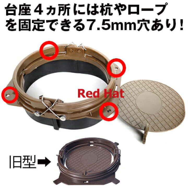 楽天市場】くくり罠 踏み板 3代目踏み板 20cm 台座付き 10台 バネ内蔵 