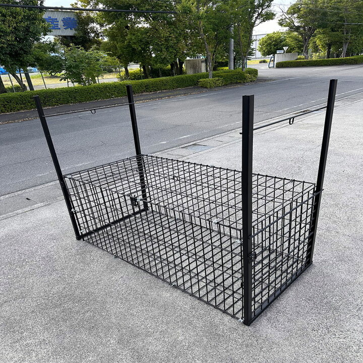 楽天市場】イノシシ シカ用の箱罠ビッグ 両扉 檻 捕獲機 中～大型獣 