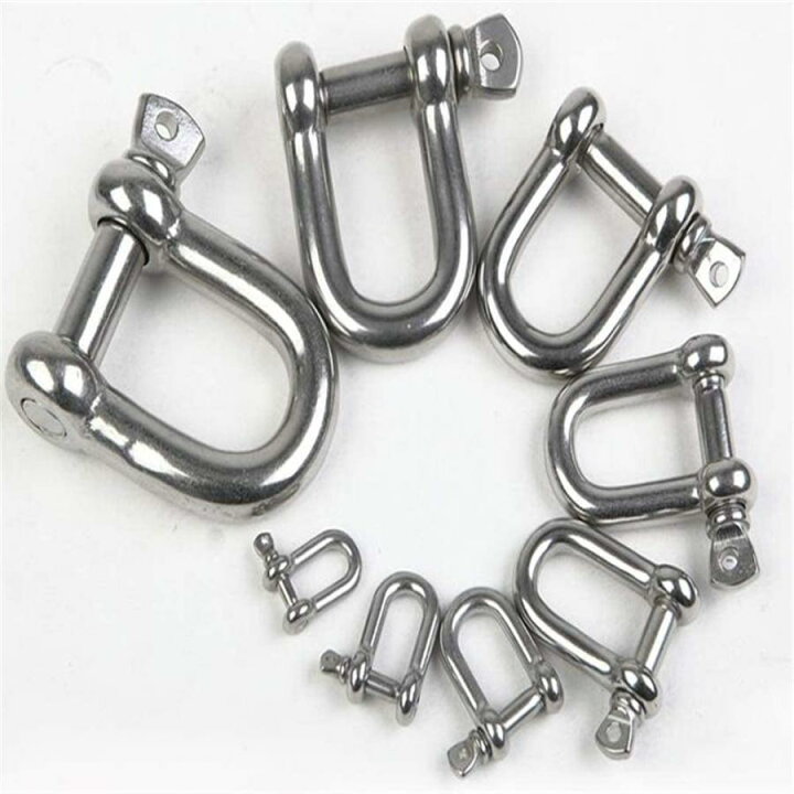 楽天市場】ステンレスシャックル6mm 100個セットロープ固定 ワイヤー 