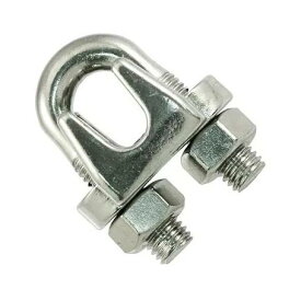 メッキ箱罠用クリップ10mm M10 亜鉛 100個セット ロープ止め 10mmくりっぷ シャックル くくり罠 踏み板 鳥獣被害対策 わな品 くくりわな redhat