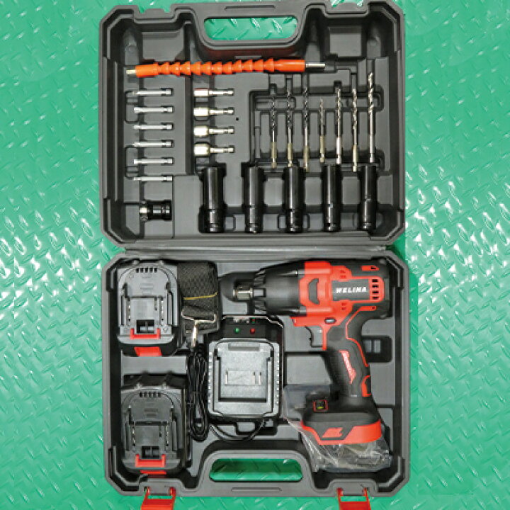 楽天市場】【1年保証】電動インパクトレンチ 21V 最大トルク約  