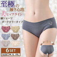 ★数量限定！半額SALE大特価/ 綿パンツ ショーツ レディース 綿 6枚セット サニタリーショーツ サニタリ…